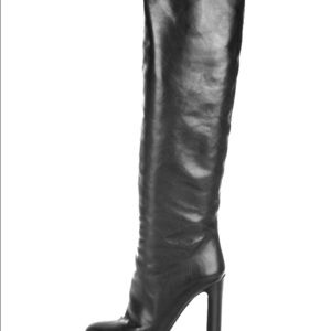 Authentic Prada knee high leather boots